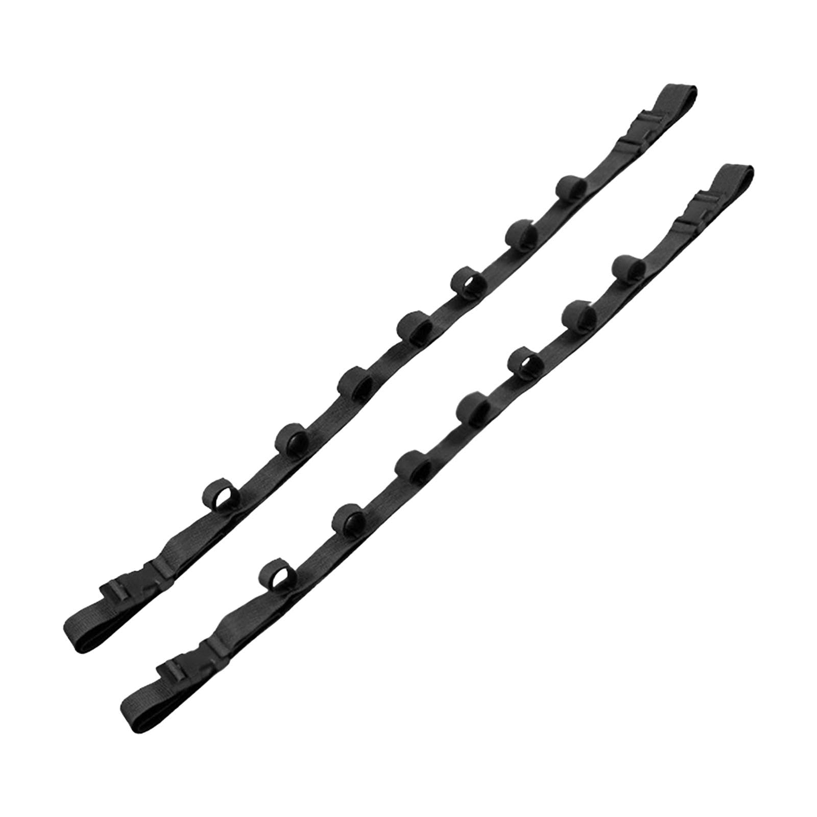 2X Fishing Rod Holder Strap Belts Portable Hold 7 Rods for Cars Travel Truck Black | Rod Cases, Tubes Racks | Fishing Equipment | Fishing-image-39