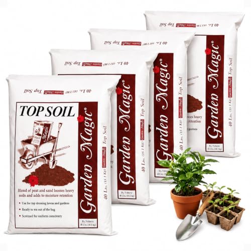 Michigan Peat Garden Magic Organic Potting Mix, 40 lb (4-Pack)