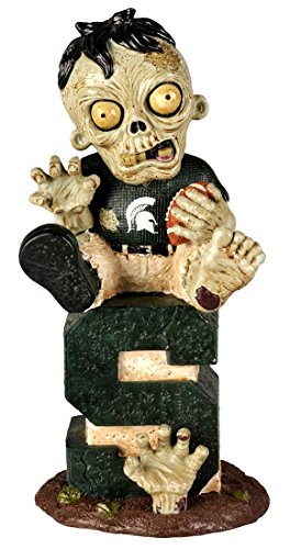 Figurine Zombie Michigan State Spartans pour Décoration Bureau et Salon Vert