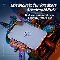 OWC - Envoy Pro Elektron - 2.0 TB - NVMe M.2 SSD, USB 3.2 Gen 2 Typ-C bis zu 10Gb/s, bis zu 1011MB/s, USB 2.0/3.0 kompatibel, tragbar, staubdicht und wasserdicht nach IP67 (Rugged), Bus-betrieben – Ansicht 6