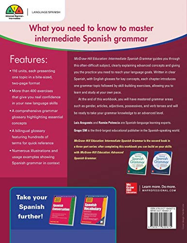 Mcgraw-Hill Education 9780071840675 Intermediate Spanish Grammar thumb #1