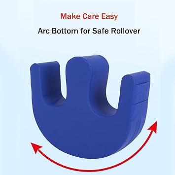 Elderly Anti-Pressure Easy Roller Pillow,Patient Turning Device U-Shaped Pillow,Waterproof Patient Turning Device,Paralysis Bed Rest Nursing Help The Elderly Turn Over (Green)