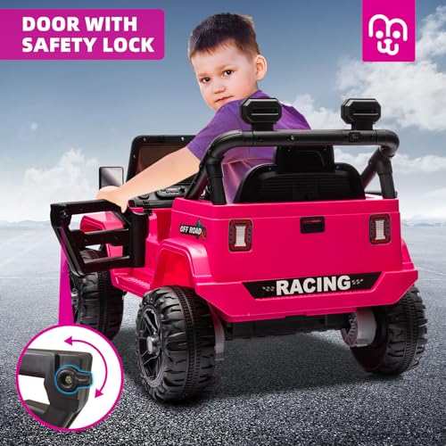 image for MINIATURE MOTORS 12V Kids Electric Ride on Truck Car Remote Control, T