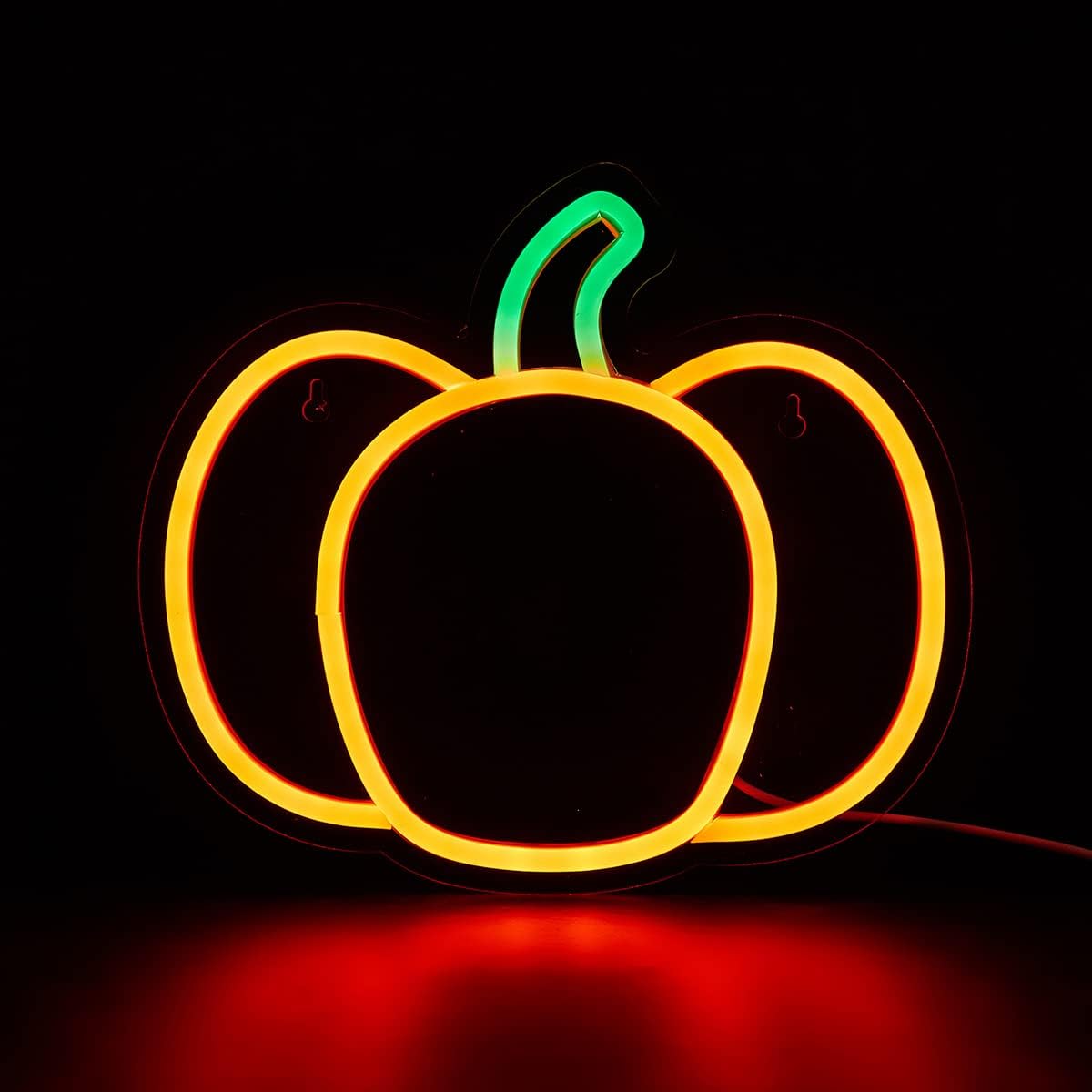 LED Neon pumpkin Halloween Neon Sign, USB Powered Neon Signs Night Light, 3D Wall Art & Game room Bedroom Living Room Decor lamp Holiday Gift for Children Kids Girl (Pumpkin) - Image 4