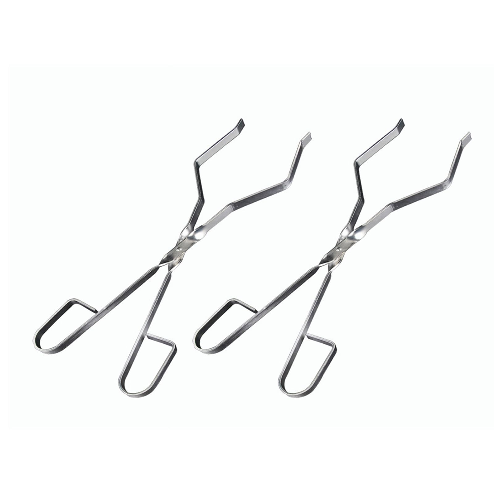Pinze Per Noci 2 Pezzi - Acciaio Inox, Antiscivolo, Per Schiacciare Noci, Arachidi, Semi, Portatili