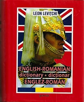 Hardcover English-Romanian Dictionary Book