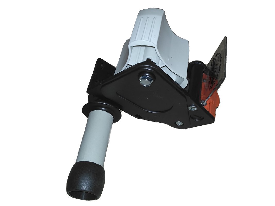 Precintadora Manual para Cinta Adhesiva | Con Mango Rotable en 3 Posiciones y Ergonómico | Para cerrar cajas de cartón a pequeña escala | Ancho de cinta de 50 mm