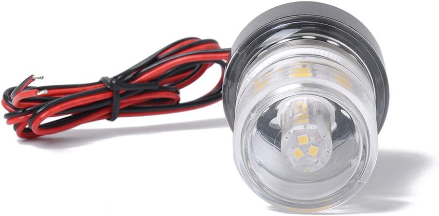AOZBZ Anchor Light Boat Navigation Lights 12V DC LED Boat Bow Stern Lights, IP65 Waterproof Boat Light for Dinghy Pontoon Kayak Vessel Catamaran, 5500K White Light