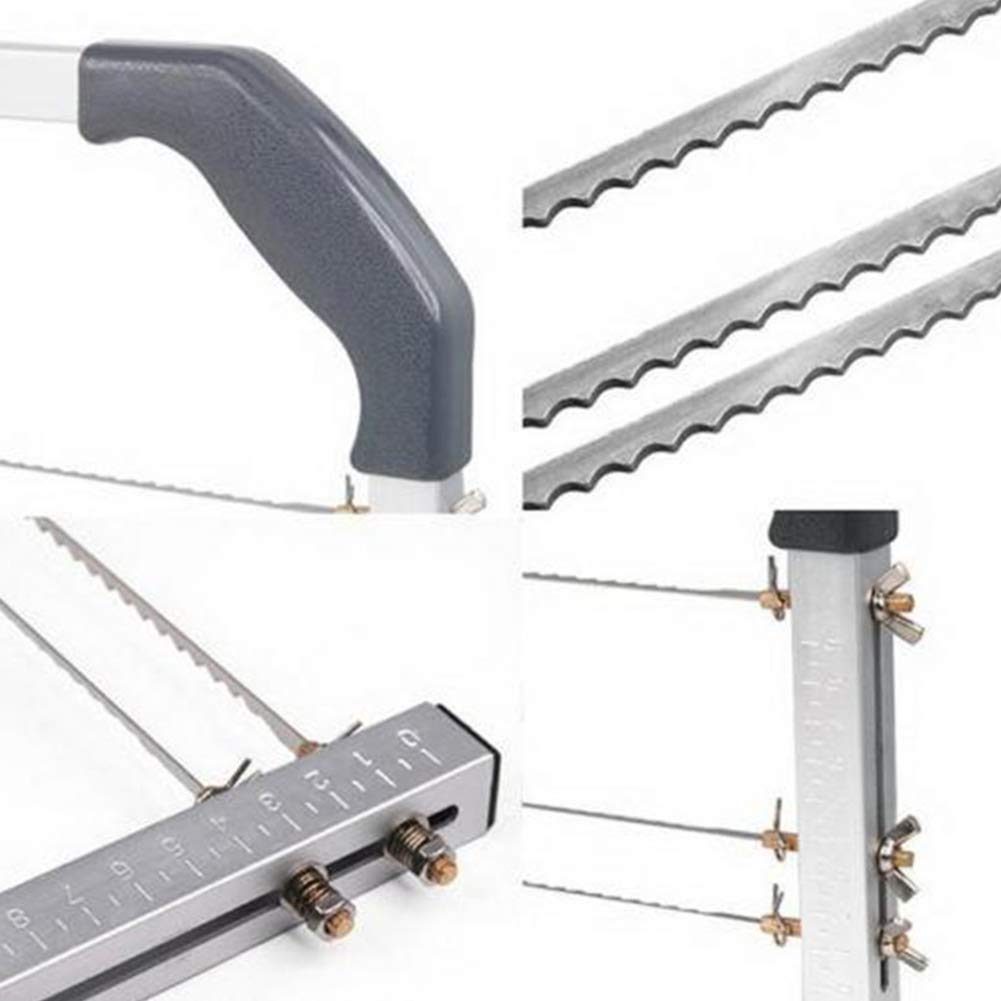 Levelatore per torte, in acciaio inox 304, 3 lame regolabili a strati, affettatrice per torte fai da te, accessori per la cottura della cucina, utensili per torte e pasticceria, per la preparazione