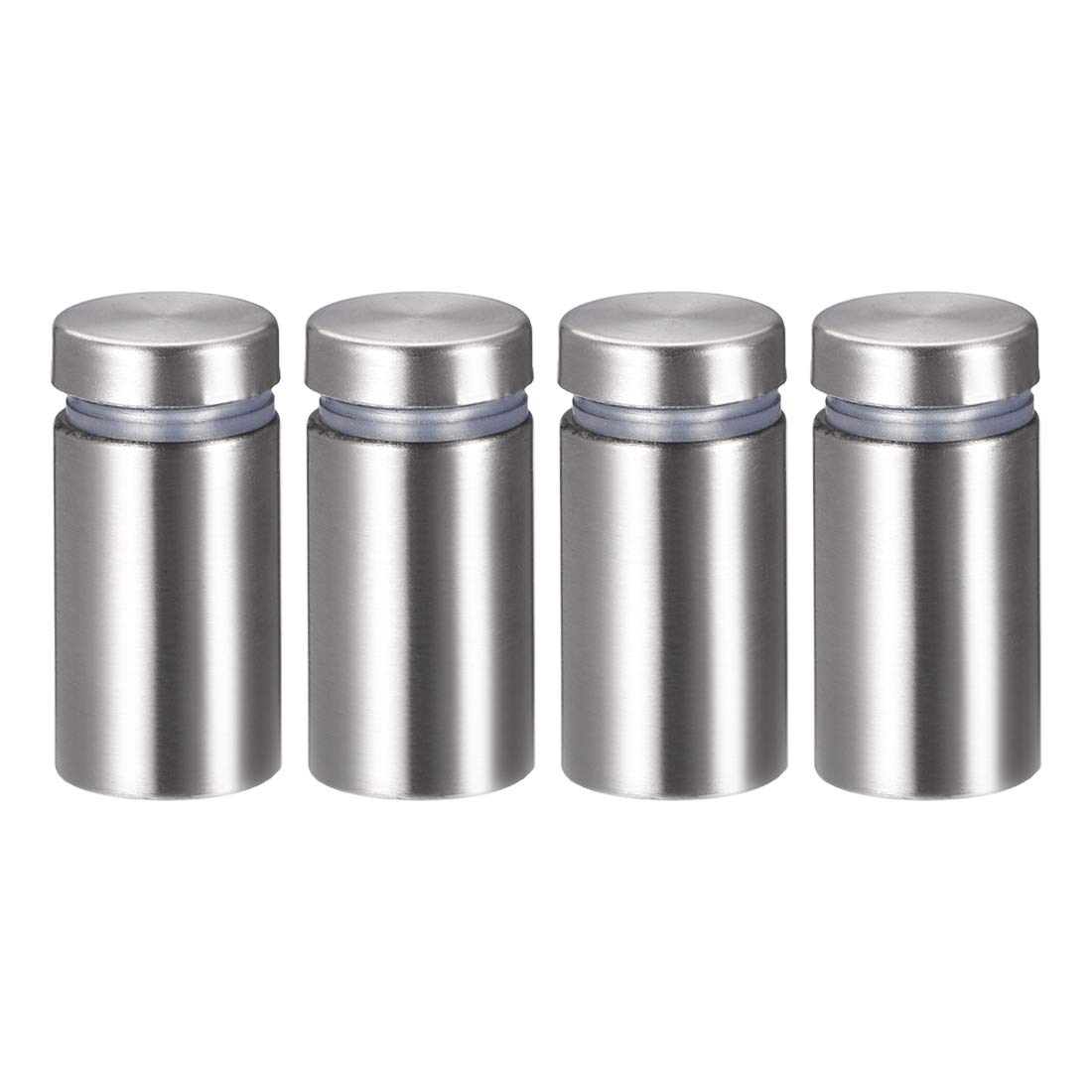 Soporte de pared de acero inoxidable uxcell para paneles de cristal en baños