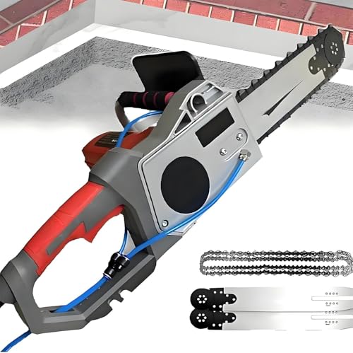 Handheld Brushless Chainsaw, Electric Concrete Chain Saw, Diamond Chain Wall