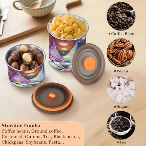 Envase Hermético para Café de Acero Inoxidable 17oz miniatura 5