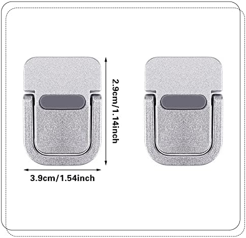 2PCS Portable Keyboard Riser, Self-Adhesive Mini Laptop Stand Invisible Computer Keyboard Stand for Desk, Laptop Feet Compatible with MacBook Pro/Air, Lenovo, Surface