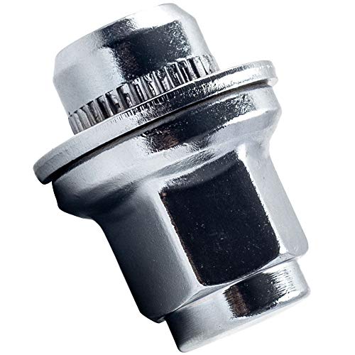 maXpeedingrods Satz mit 20 Alu-Radmuttern, M12 x 1,5 Radmuttern mit Sicherungsring für Jaguar X-TYPE/F-TYPE X152 Cabrio 3.0 S AWD 3-80-PS