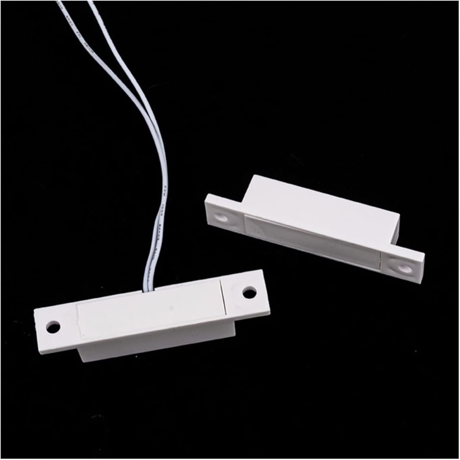 Magnetic Door Window Contact Sensor Alarm Reed Switch Security Home Burglar Alarm NO/NC Magnetic Switch Easy to Install 1Pcs(Normally Open)