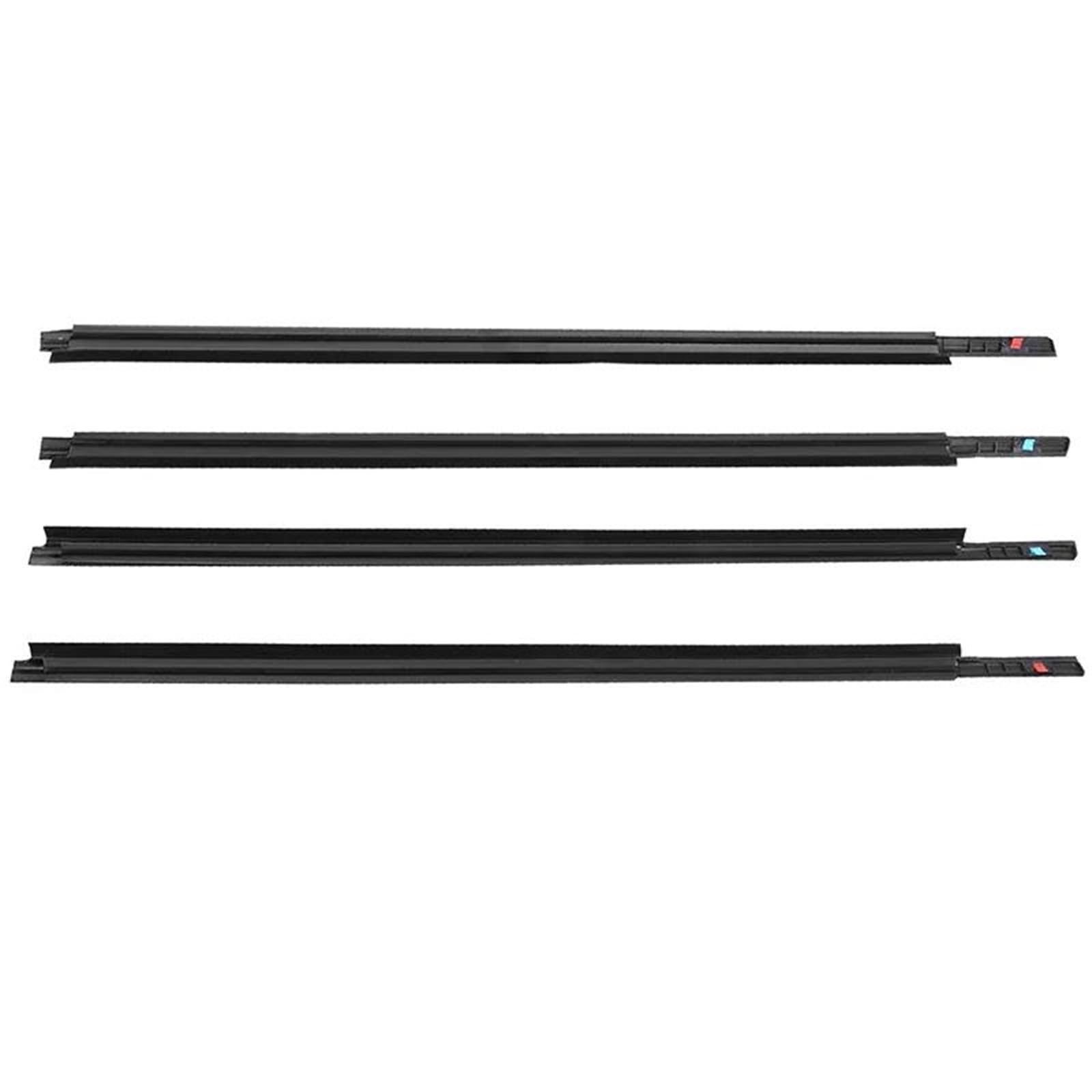 Snwdbh One Color Car Door Window Weatherstrip For Suzuki Sx4 Hatchback 83811-56K00-000 Rubber Sealing Strips Waterproof Black Moulding Trim Exterior Belt