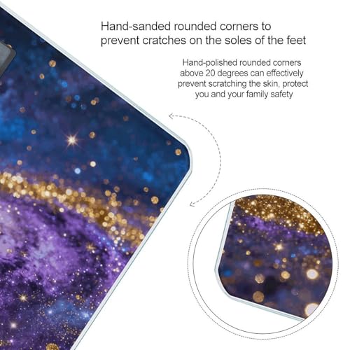 Galaxy Glitter Báscula Digital de Baño Precisa y Estable miniatura 4