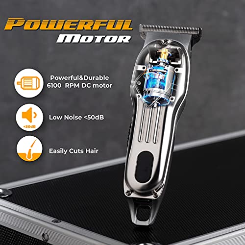 Fagaci Hair Clippers & Hair Trimmer With Extremely Fine Cutting, Hair Clippers For Men With Powerful Battery, Barber Clippers Cordless & Corded, 440C Self Sharp Blades & Digital Indicator #TOP4