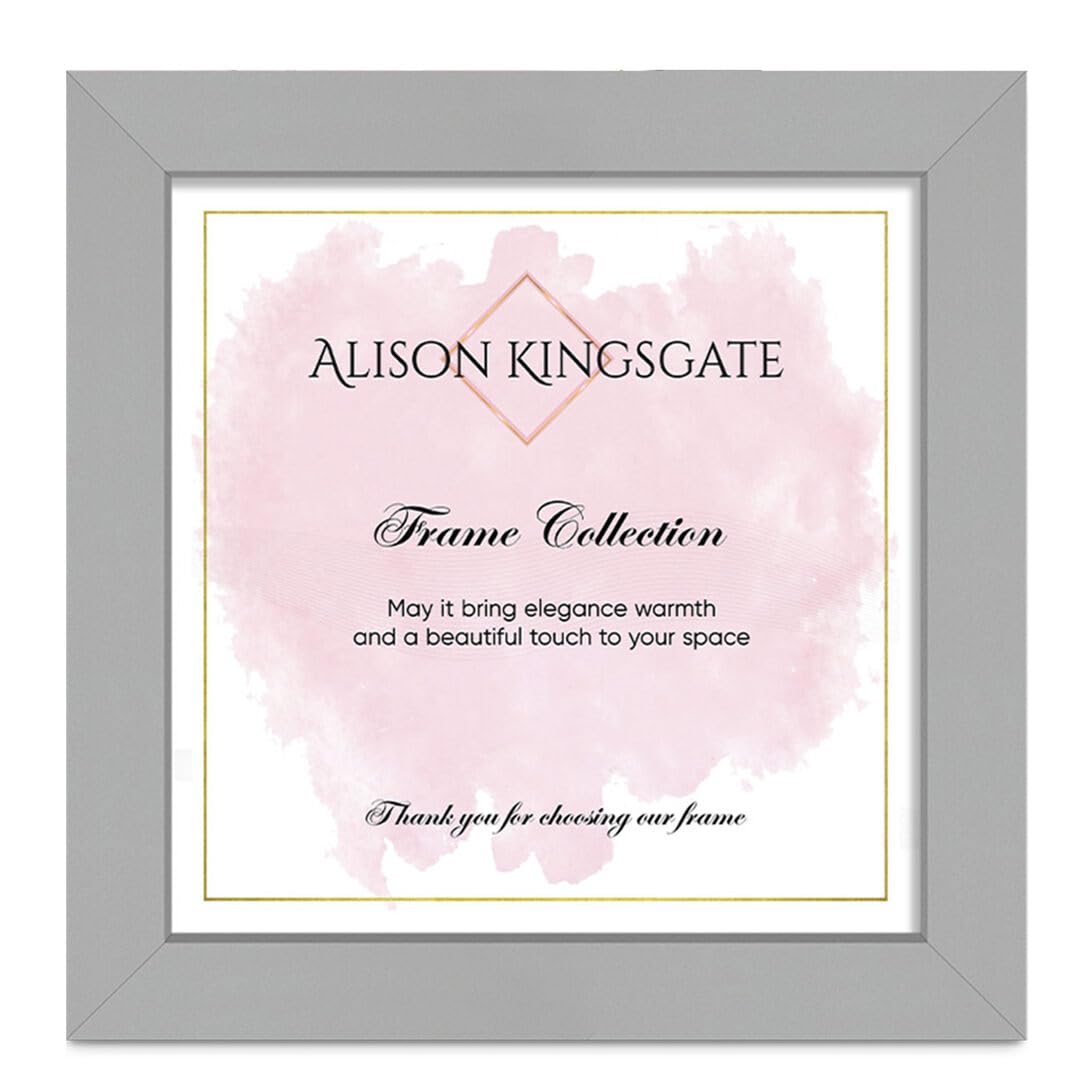 Alison Kingsgate Modern Light Grey 11X11 Picture Frame for Photos — image 1