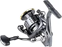 Molinete para Pesca Marinha Sem Folga - Ultra Leve com Estrutura Metálica, 20kg Arrasto Suave Carretilha para Pesca, Anti-Corrosão - Molinete Rotativo Resistente para Água Salgada