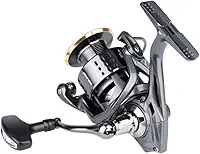 Molinete para Pesca Marinha Sem Folga - Ultra Leve com Estrutura Metálica, 20kg Arrasto Suave Carretilha para Pesca, Anti-Corrosão - Molinete Rotativo Resistente para Água Salgada