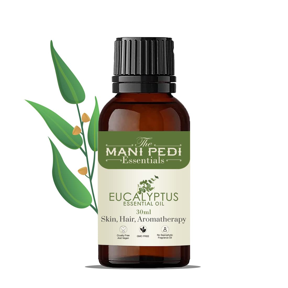 THE MANI PEDI ESSENTIALS Eucalyptus Essential Oil: Breathe Easier and Boost Your Immune System Naturally - 30ml