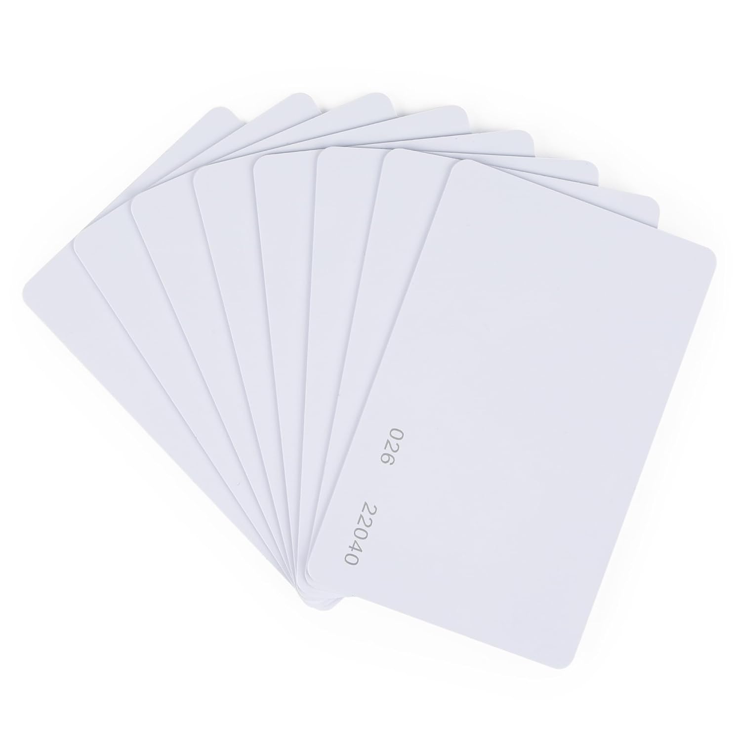 50pcs 26 Bit Proximity CR80 Cards Writable RFID Card Rewrite 125khz Contactless Weigand Prox Blank Proximity Cards Compatible ISOProx 1386 1326 H10301 Format Readers and Access Control Systems
