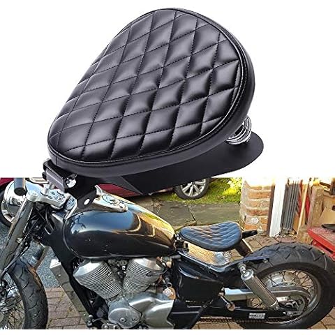 Asiento Cojín de Motocicleta con Soporte de Resorte Cover