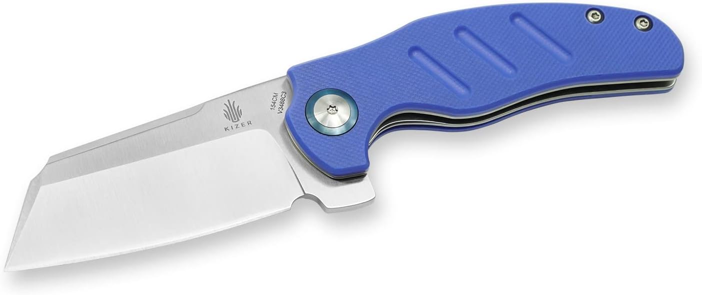 KizerCutlery KIV3488C3 Sheepdog Linerlock Blue