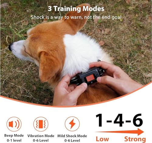 Wireless Electric Fence for Dogs, PETHEY GPS Dog Collar Fence System, IPX7 Waterproof Pet Containment, Wireless Dog Fence Radius 33-999 Yards, 20-110lb Adjustable Wireless Pet Fence-Outdoor Use