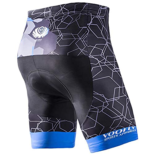 Calzas ciclismo para hombre con acolchado azul talla S miniatura 2