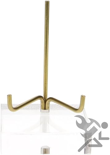 Miniatura 7 de OnFireGuy Caballete de exhibición de metal ajustable de 3-12 pulgadas con base acrílica para geodas, fósiles, minerales de cristal