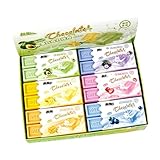 6pcs - Creative Chocolate Eraser Cute Snack Styling Small Chip Eraser-Chocolate Eraser - Single