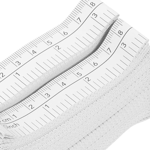 Cinta métrica doble faz de papel 1.5m Tofficu 50 piezas miniatura 3