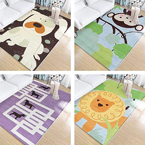Tapis de lit rectangulaire grand format motif ange 120x160