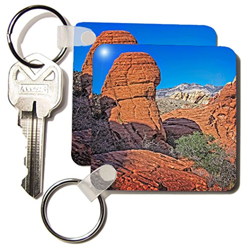 Porte-clés Nevada Red Rock Canyon lot de 2 accessoires verticaux KC 172049