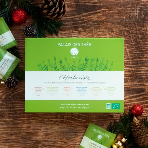 Palais des Thés - Organic L'Herboriste Box - Selection of 36 Premium Herbal Teas - Premium Tea Bags Set, Serves 36 Cups - Image 4