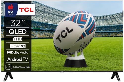 TCL TELEVISORE 32' POLLICI SMART TV 32S59K QLED, FHD, DOLBY AUDIO, HEVC MAIN 10, DVB-T2