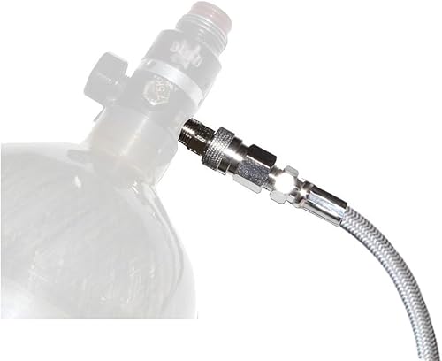 Miniatura 7 de Maddog Paintball Airsoft Fill Látigo Manguera Extensión 4500 Psi PCP - Sistema de carga de acero inoxidable de 36 pulgadas