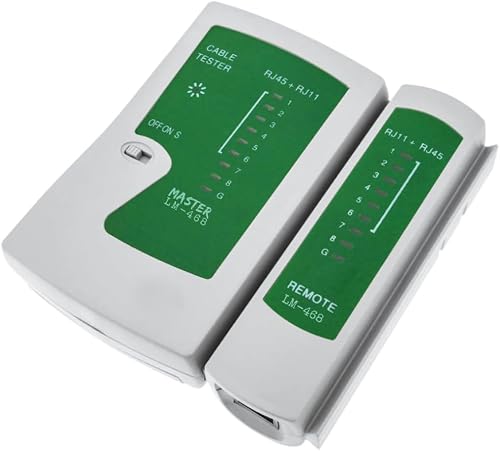 LAN Network Cable Tester for RJ45 and RJ11 Dual port connectors