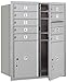 Salsbury Industries 3710D-08AFP 4C Horizontal Mailbox, Aluminum