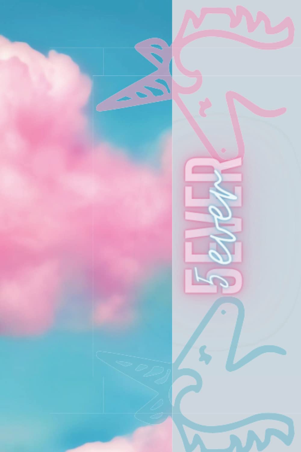 5ever Cotton Candy: Blank Lined Journal