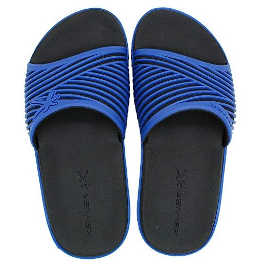 Chinelo Slide Kenner HVD Azul/Preto