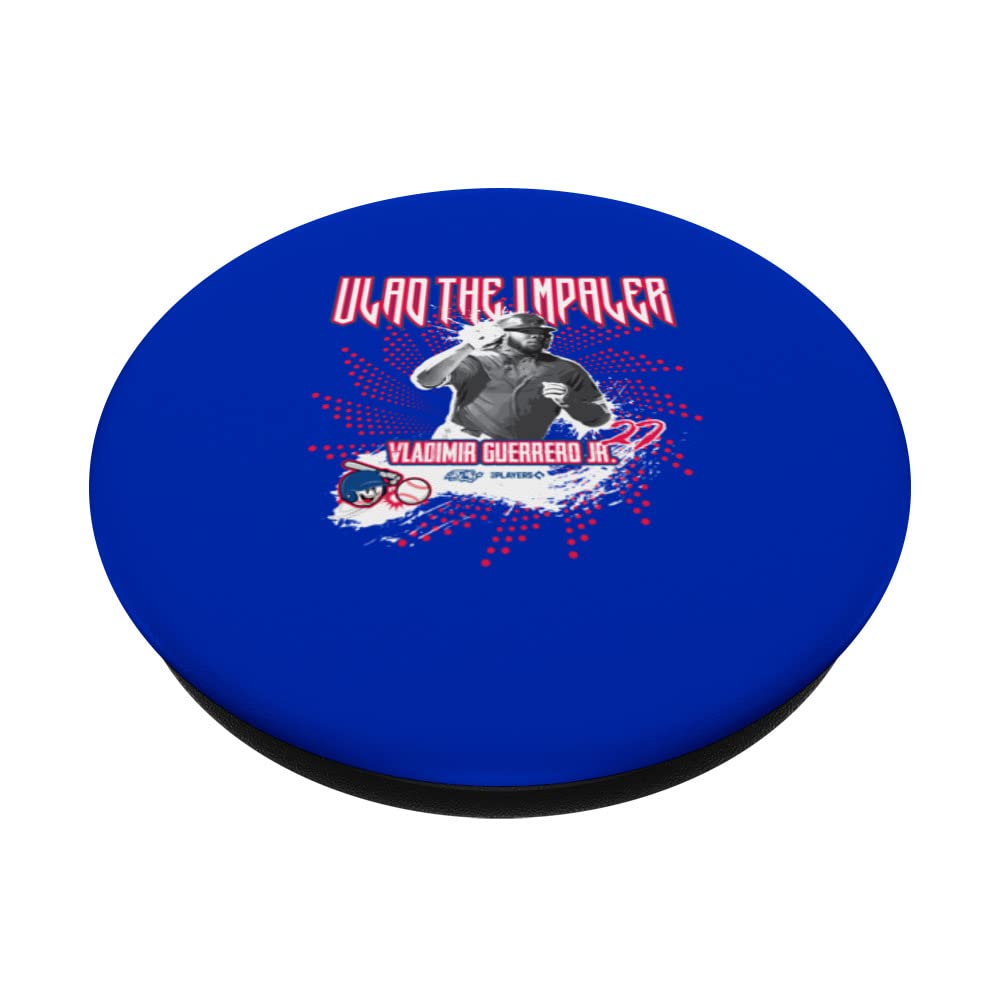Vladimir Guerrero Jr. Toronto Baseball Sket One x MLBPlayers PopSockets Swappable PopGrip, Black - Image 2