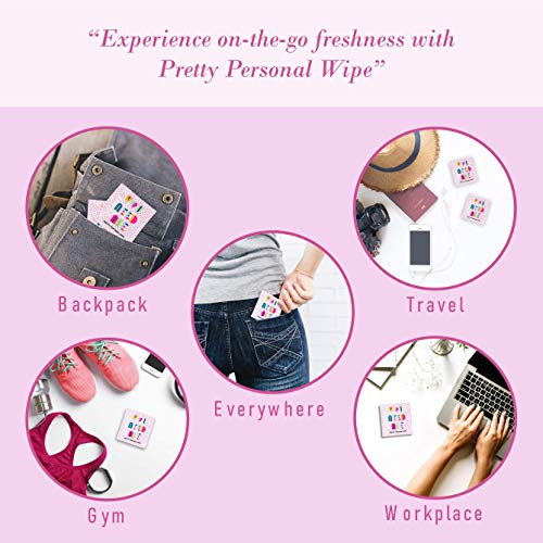 La Fresh Travel Feminine Hygiene Wipes - Portable And Discreet - 50 Individually Sealed Packets #TOP2