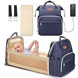 YOOFOSS Mochila Pañales para bebes Mochila Cuna Portátil B