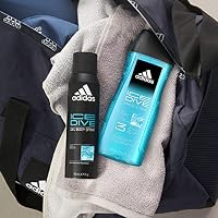 adidas 3in1 Ice Dive Duschgel für ihn, mit aquatisch-frischem Duft, 400 ml (Packung mit 4) – Ansicht 6