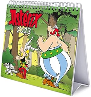 Official Asterix Calendar 2023 - Desktop Calendar 2023 - 7 x 8 inches / 18 x 20 cm - Asterix Desk Calendar 2023 - 12 Month 2023 Planner - Asterix Gifts