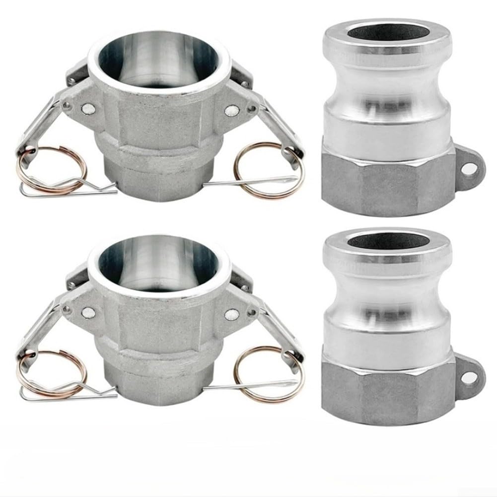 Raccord Camlock 1 pouce en aluminium durable type A et D pour transfert hydraulique et eau