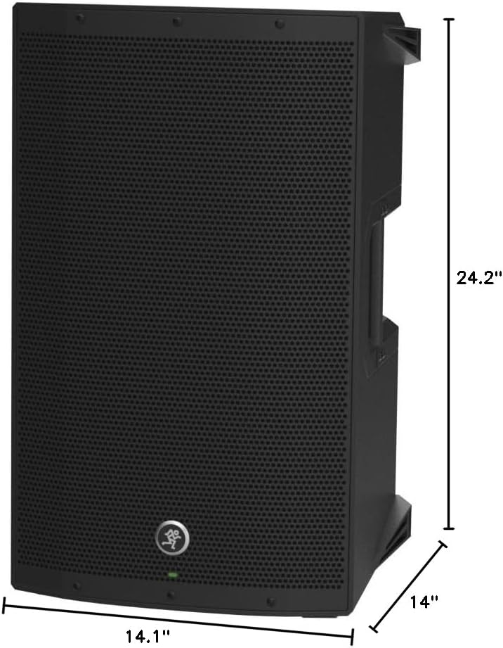 Mackie Thump Boosted Series, 12-Inch 1300-Watt Loudspeaker with Bluetooth, High Performance Amplifiers, Built-in Mixers, and Power Factor Correction - Black (THUMP12BST)